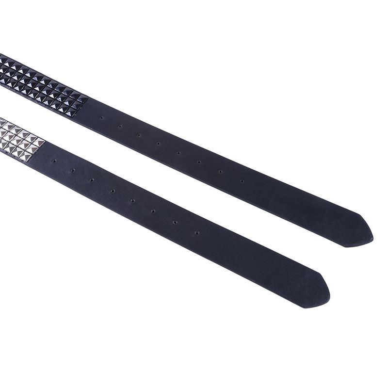 HOT Shiny Pyramid Fahion Rivet Men&Women' Studded Belt Punk Rock With Pin Buckle Hardware Jean Deigner Female Wait_autovado.com