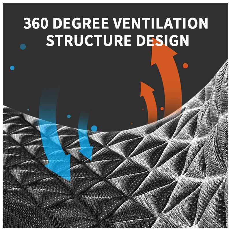 SEAMETAL 3D Car Cushion Breathable Cover Convex Design Heat Dissipation Seat Protector Anti Scratch Non-Slip Chair Mat_autovado.com