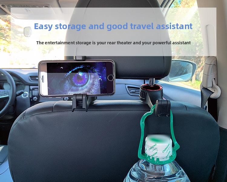 Flash G02 Bracket Phone Holder Locking Hook Personalized Car Creative In-Car Automotive Accessories_autovado.com
