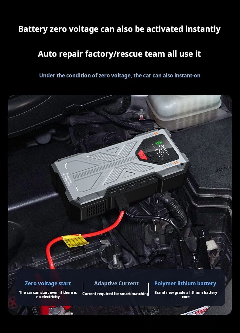 Newsmy/Newman H5 Emergency Start Power Inflator Pump Integrated 8000mAH_autovado.com