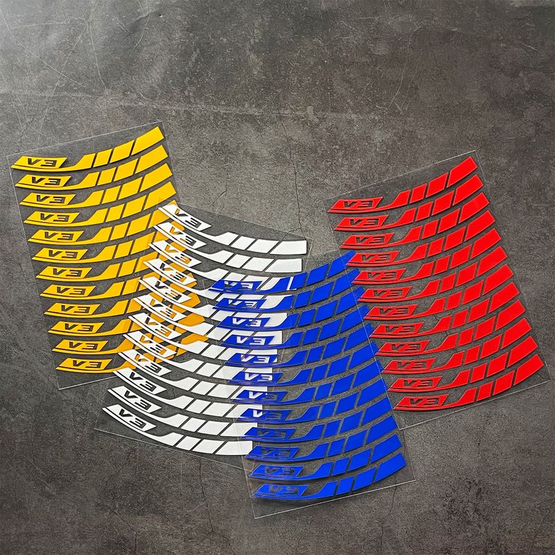 Suitable For Honda Click Series V2/V3 Waterproof Reflective Wheel Stickers, Modified Motorcycle Personalized Decoration_autovado.com