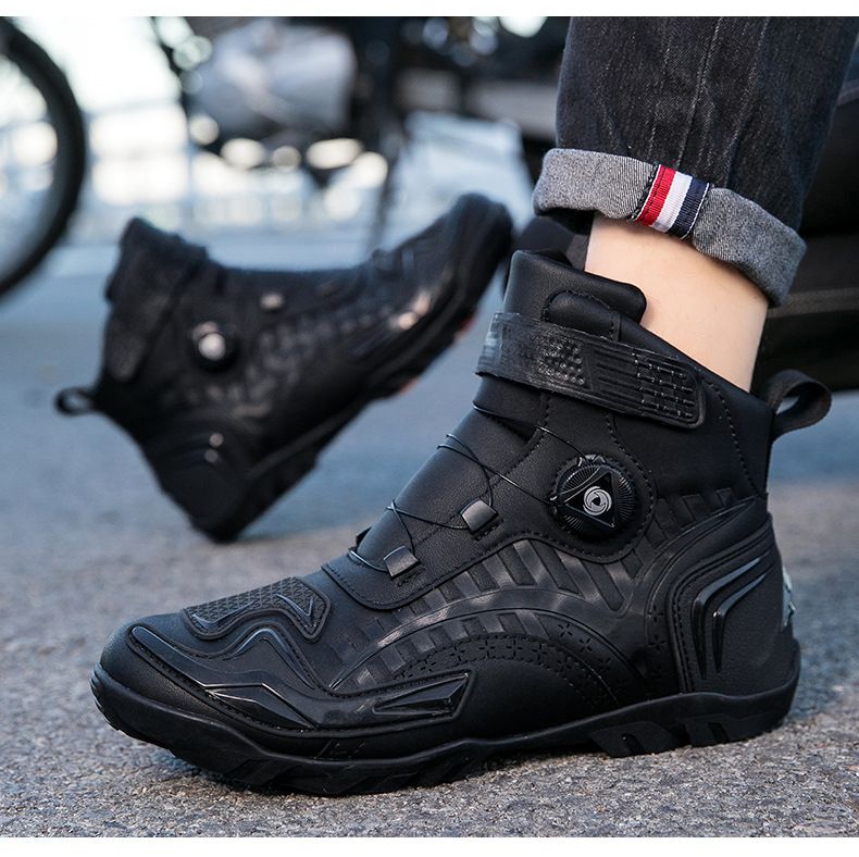 Motorcycle Cycling Boots For All Seasons, Off-road Men's Women's Summer, Wear-resistant, Breathable, Shock-absorbing,_autovado.com