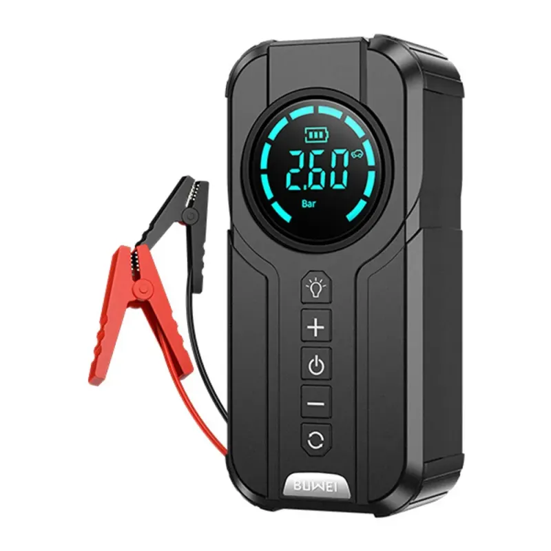Pump Car Jump Starter Power Bank Lighting Portable Air Compressor Cars Battery Starters Starting Auto Tyre Iator_autovado.com