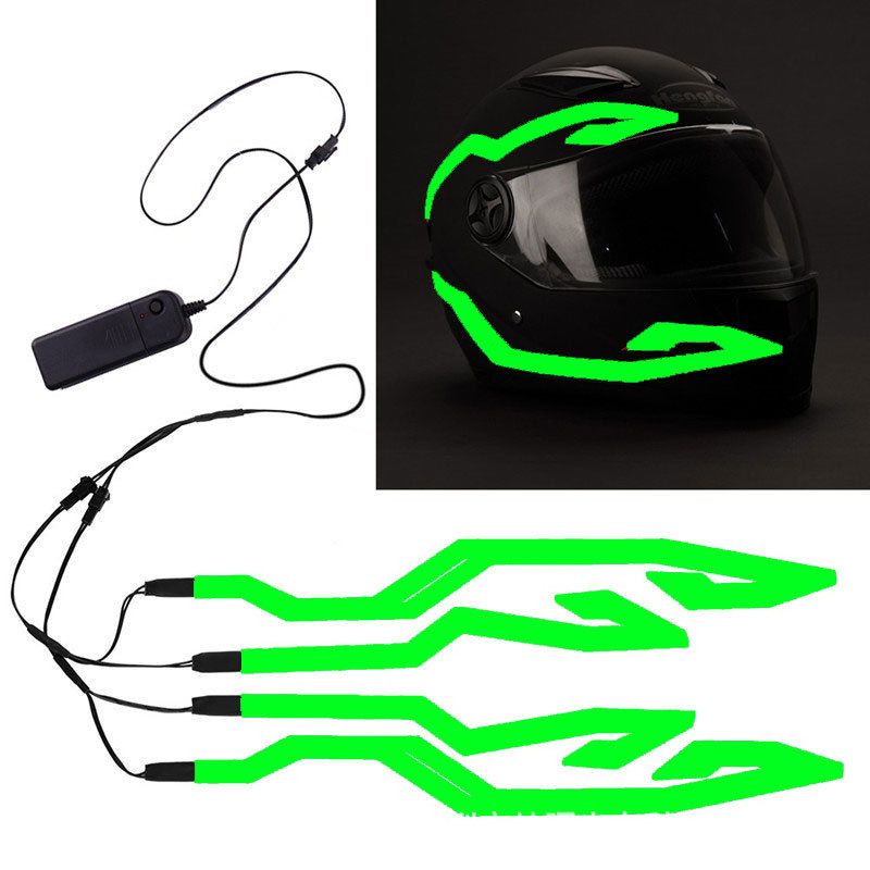 same motorcycle Riding safety LED light strip Motorcycle helmet cold light-emitting_autovado.com