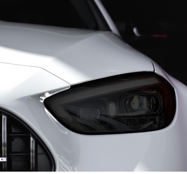 0.3*15M TPU Self-healing Anti-scratch Gray Headlight Black Taillight Dark Transparent Light Film Protection_autovado.com