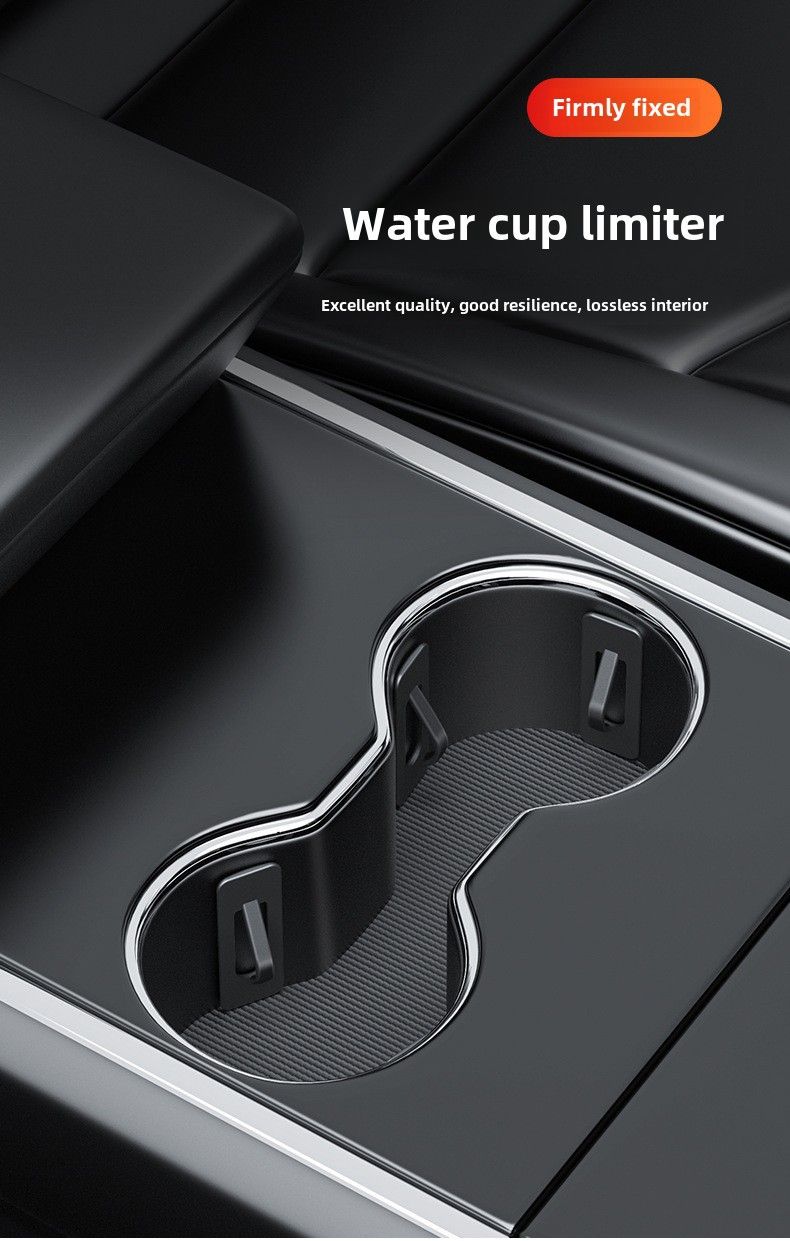 Cross-border car water cup holder pad stopper fixed modified fixing clip universal storage tank interior car cup holder_autovado.com