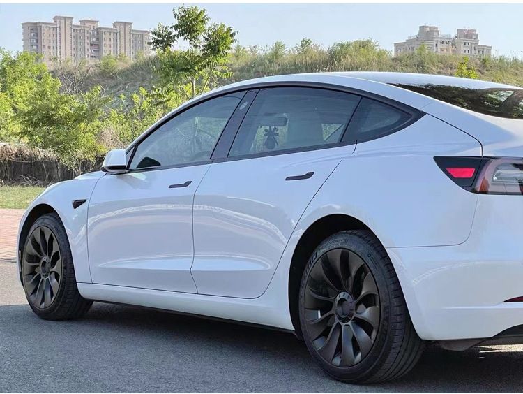 4-piece Set Of Suitable For Tesla Model 3 18inch Replacement Hub Caps 2018-2021_autovado.com