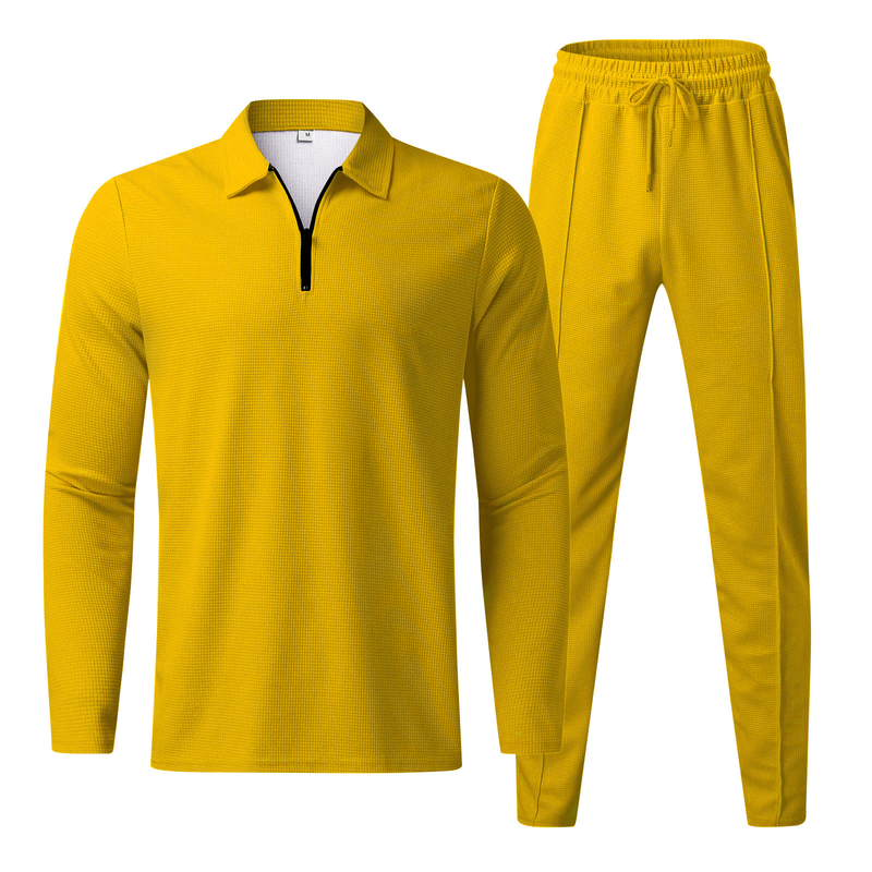 Men's Clothing Casual Men Fashion Men's POLO Shirt Suit Trendy Casual Sports Suit_autovado.com