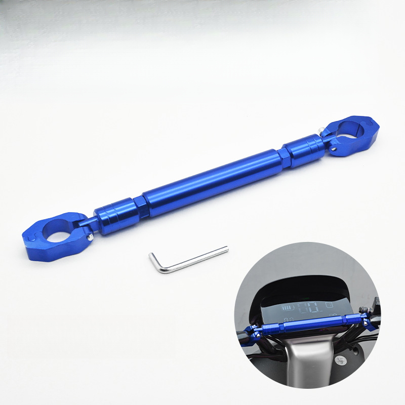 Motorcycle Modification Thickened Crossbar Extension Handlebar Balance Pull Rod Electric Vehicle Reinforced Headstock_autovado.com