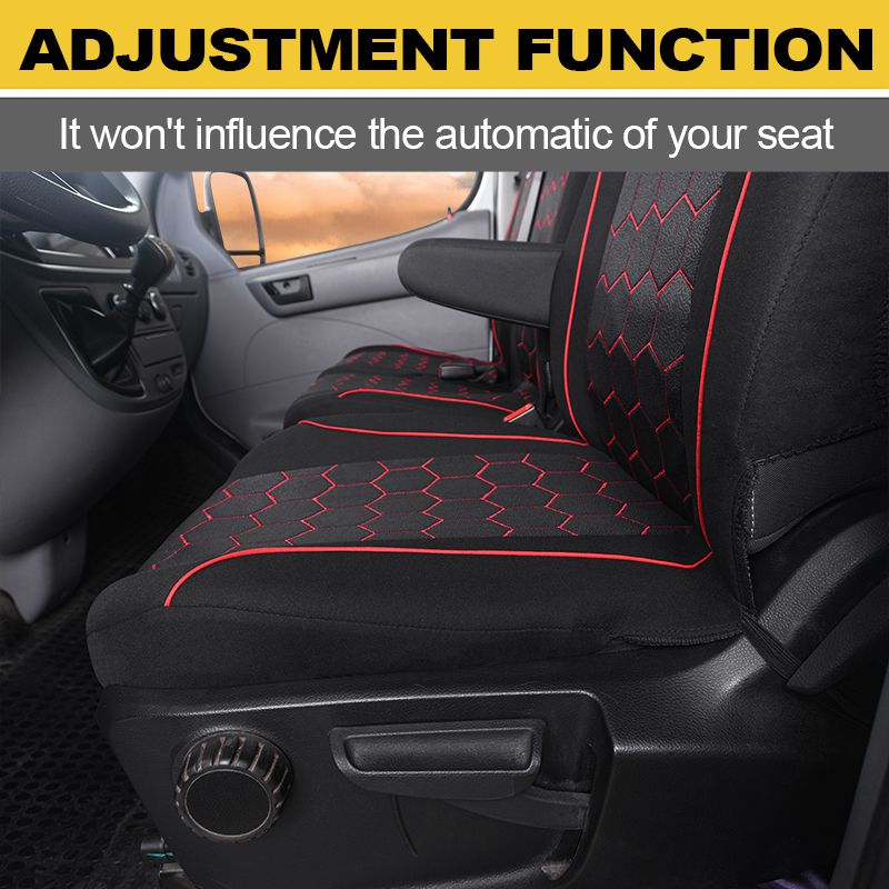 Universal 2+1Heavy Duty Van Seat Covers With Soccer Print Fits Most Trucks,For Nissan Primastar,For Vauxhall Vivaro,For_autovado.com