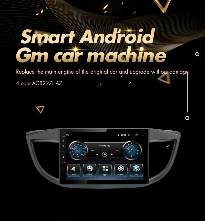 Suitable for 12 16 Honda CRV navigation smart Android large screen reversing image integrated machine _autovado.com