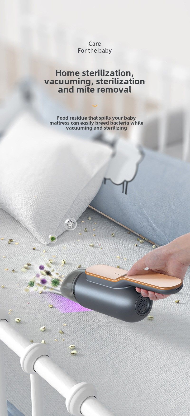 Car vacuum cleaner wireless charging handheld mini car home pet multi-functional portable large suction vacuum cleaner_autovado.com