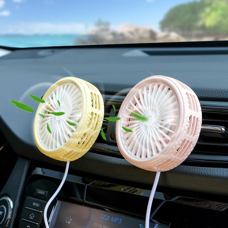 Flash F203A USB Fan Air Vent Light LED Creative Interior Car Supplies_autovado.com