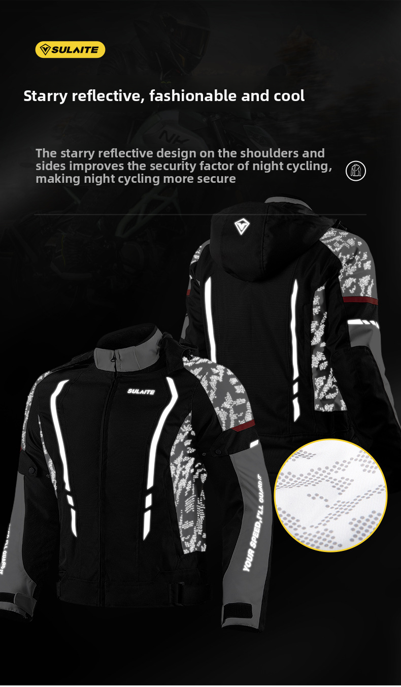 Riding For Men And Women, All-Season Motorcycle Clothing, Winter Thermal Anti-Fall Rider Gear, Windproof Protective_autovado.com