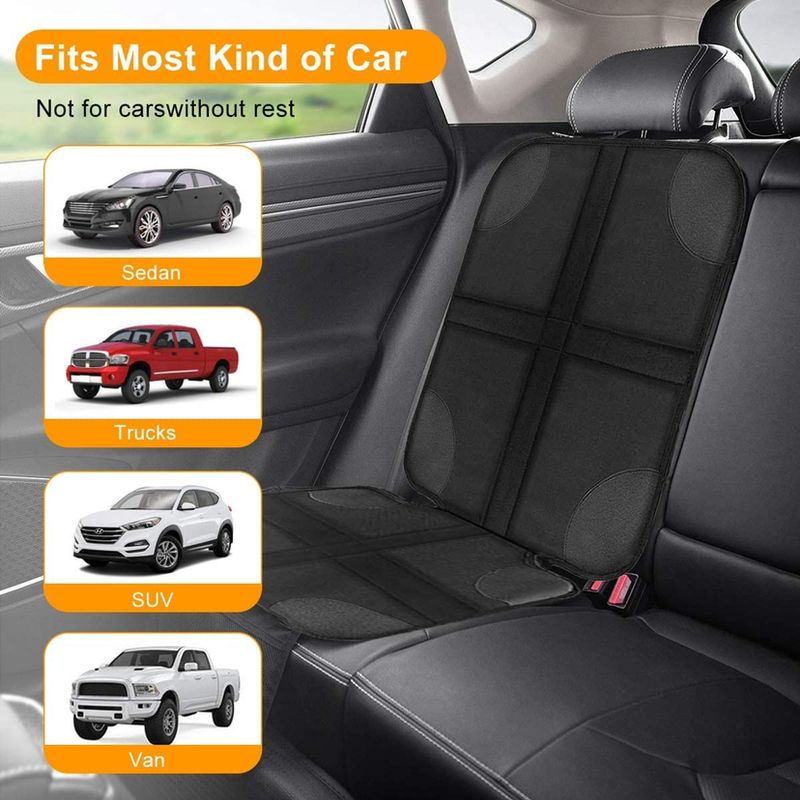 Protector For Child Water And Stain Protection Car Seat Cover With Thick Padded + Storage Bag Pet Anti-Slip_autovado.com