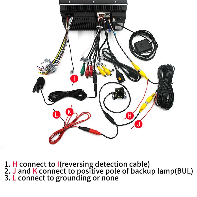 car HD rear view camera reversing image night vision waterproof LED light car camera_autovado.com