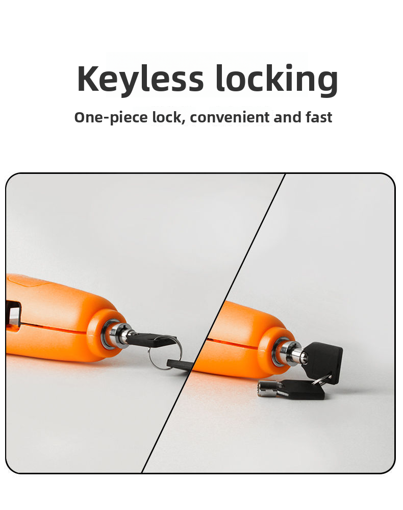 Electric Bike Front Brake Anti-Theft Alarm Motorcycle Fixed Portable Throttle Handlebar Lock Riding Gear_autovado.com