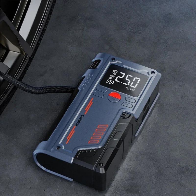 4-in-1 Jump With 150 PSI Air Compressor, 20000 MAh Portable Booster Charger, 1000 A Fuel, Car Battery Starter_autovado.com