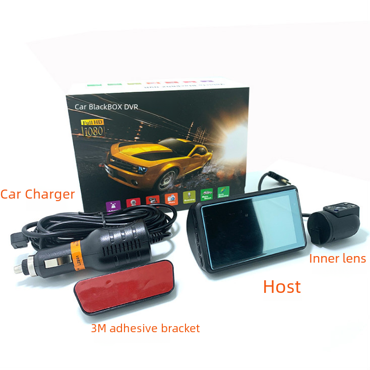 360-degree HD 1080 driving recorder with WiFi mobile phone interconnection car front car double lens rotatable_autovado.com