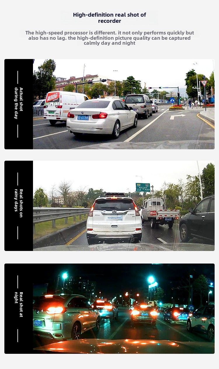 New 4K HD 10-inch 12-inch full screen streaming media rearview mirror driving recorder dual lens voice control WIFI_autovado.com