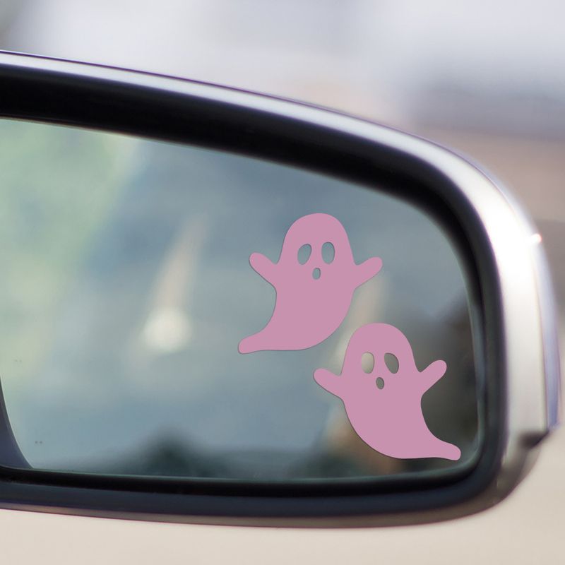 Ghostly Funny Halloween Decoration Car Rearview Mirror Window Wall Home Sticker_autovado.com