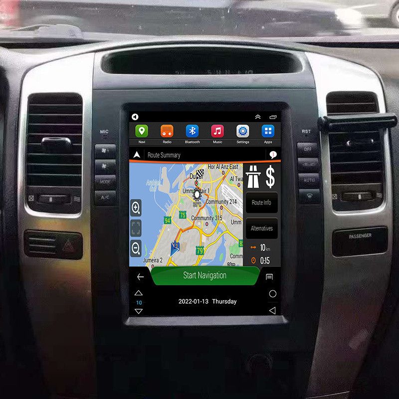 Suitable for Prado vertical screen navigation system Prado GX40 car large screen central control display integrated machine_autovado.com