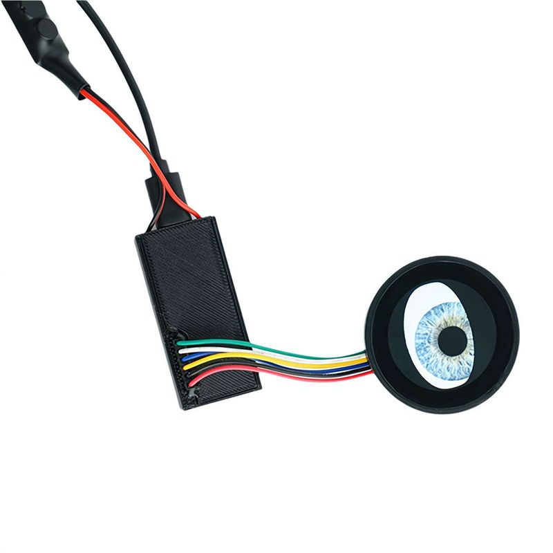 2 Sets Of 9th Electric Car, Devil's Eye Blink Logo, Can Be Installed USB On Any Model With A Hole_autovado.com