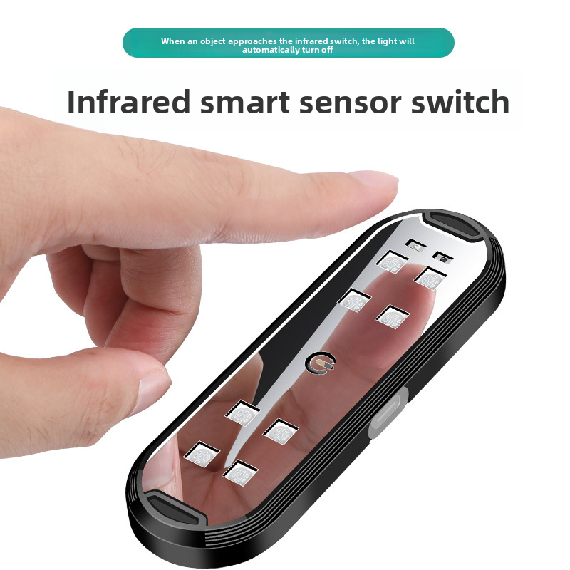 Car Warning Door Lighting LED Colorful Flashing Atmosphere Welcome Anti-Collision Anti-Rear-End Light No Wiring Required_autovado.com