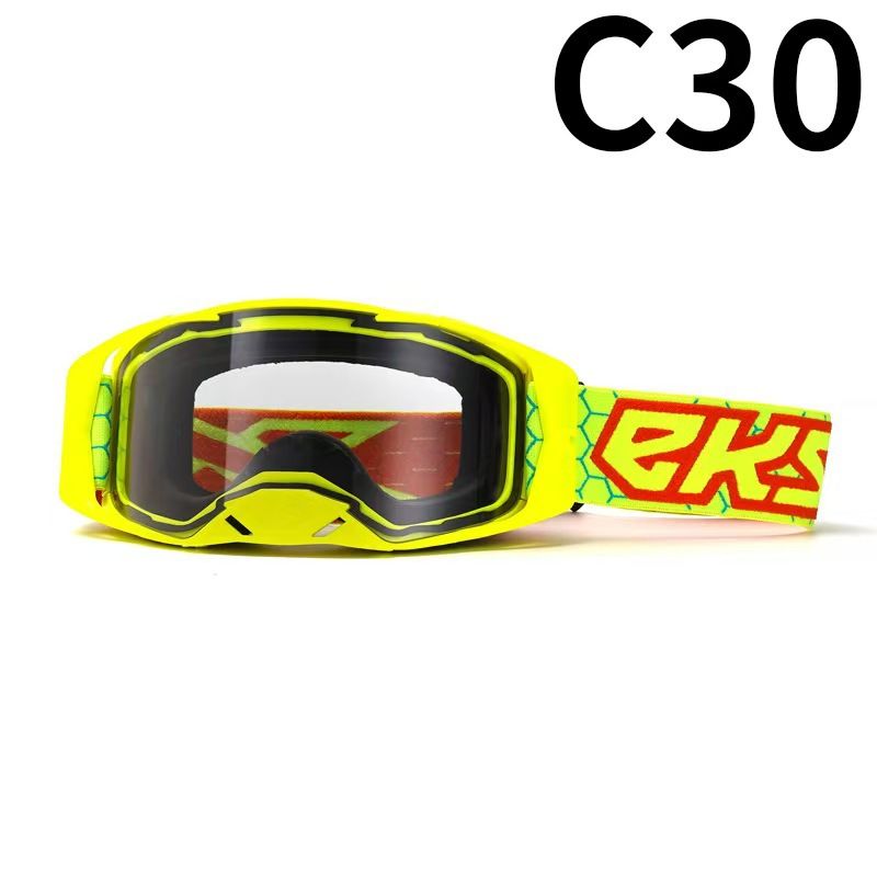 Motorcycle Goggles For Off-Road Riding – Windproof & Anti-Dust Sports Sunglasses With Interchangeable Lenses_autovado.com