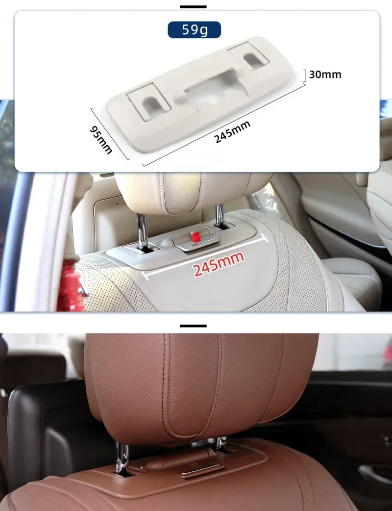Front Left Right Clamp Headrest Car Seat Backrest Cover For Mercedes Benz S-Class W222 2014-2020_autovado.com