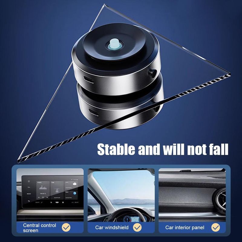 vacuum Adsorption Super Stable Suction Cup Car Rotation Adjustment Navigation Support Live Broadcast Bracket_autovado.com