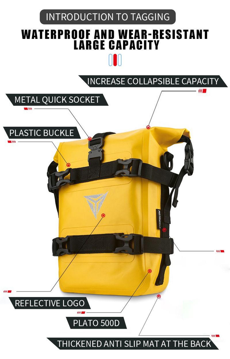 For R1250GS R1250 GS ADV R 1250GS Adventure GSA Motorcycle Frame Crash Bars Waterproof Bag Bumper Repair Tool Placement Bag_autovado.com