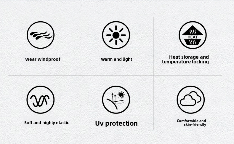 Winter Mountaineering Cold-Proof For Women, Electric Bike Riding Warm Neck Gaiter, Nylon Seamless Ear-Hanging Face_autovado.com
