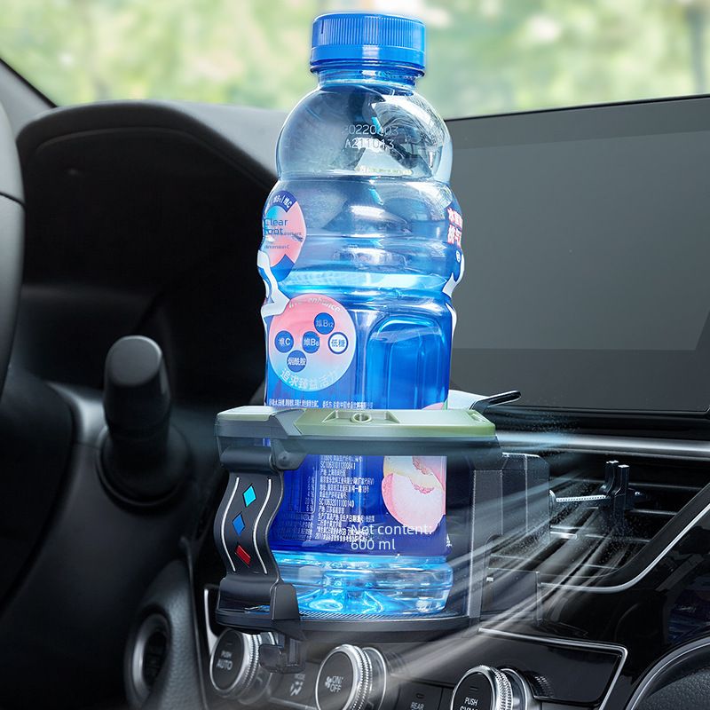 Car water cup holder car air conditioning outlet beverage holder milk tea cup holder ashtray fixing bracket with Hook_autovado.com