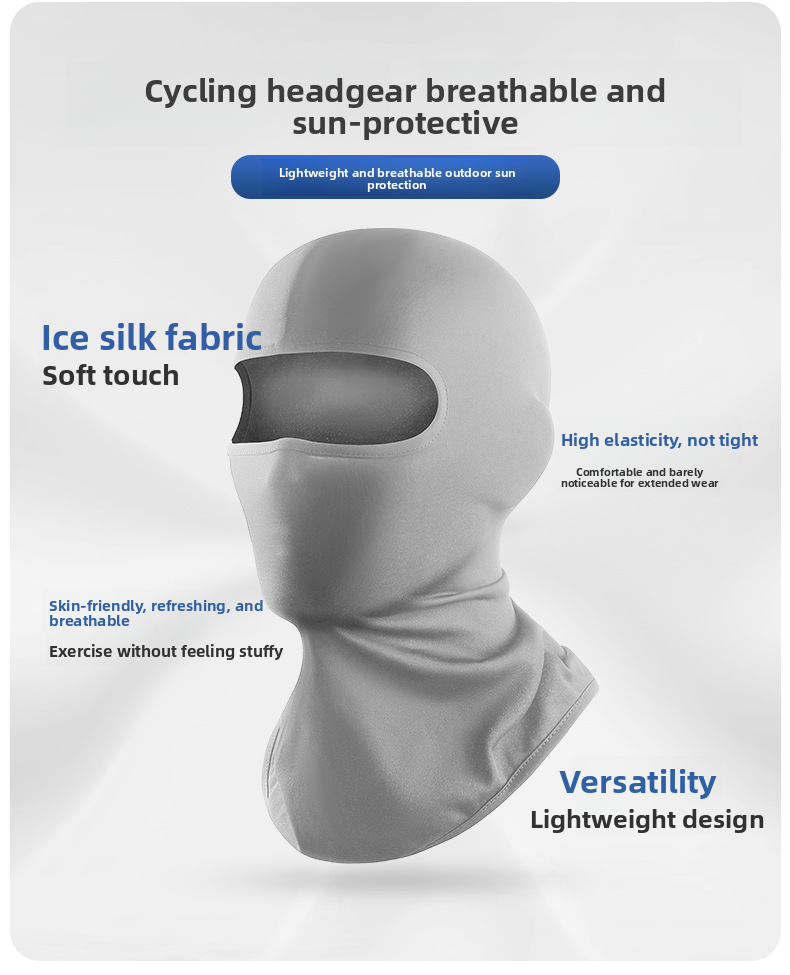 Outdoor Cycling Sun Protection Mask Bicycle Helmet Liner Windproof Sports Headscarf Head Cover Dustproof Hat For Men And_autovado.com