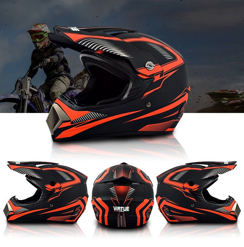 Electric beach Cross country helmet Mountain downhill cool full helmet kids teen kart helmet_autovado.com