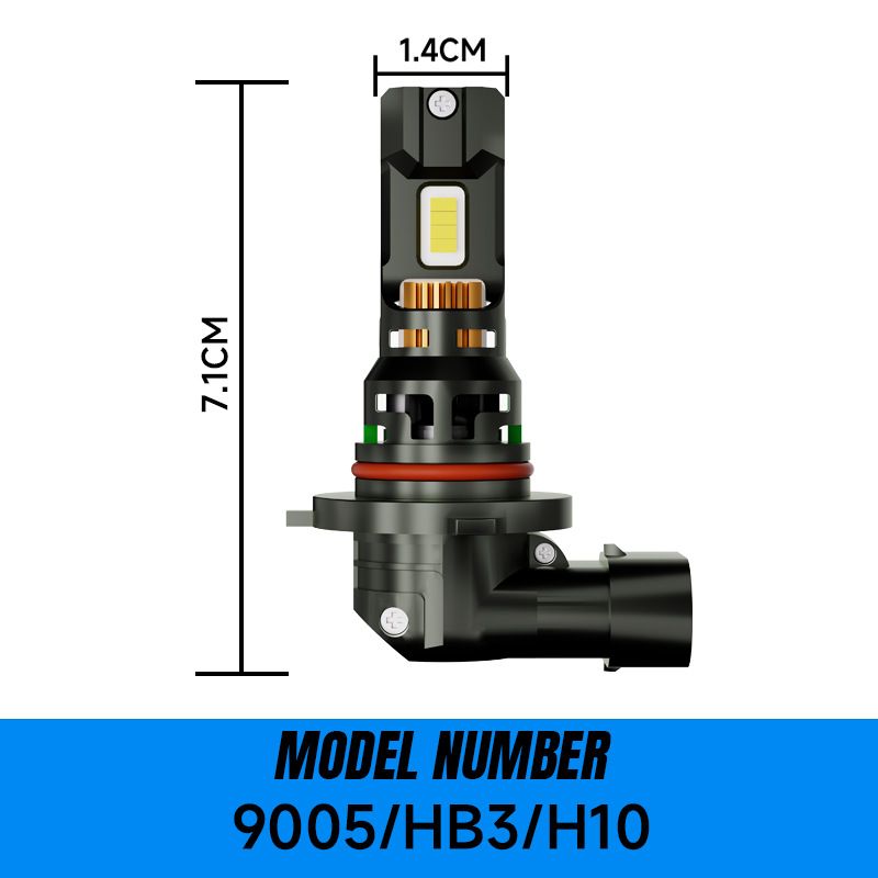 New Car Led Headlights High Power D9 Plug-in H7 H11 H4 Near And Far Light Integration_autovado.com
