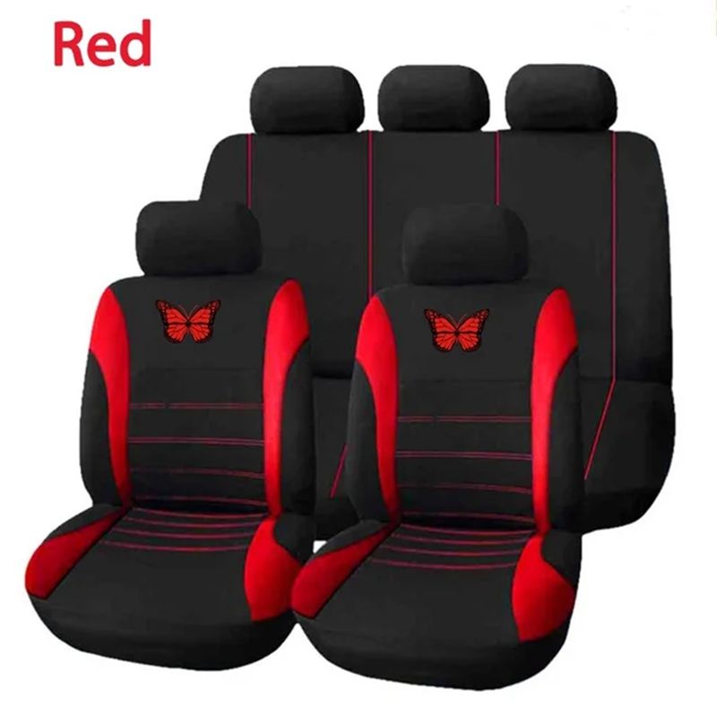Butterfly Universal Cover Protection SUV Seat Protecto Covers Women Car Interior Accessories_autovado.com