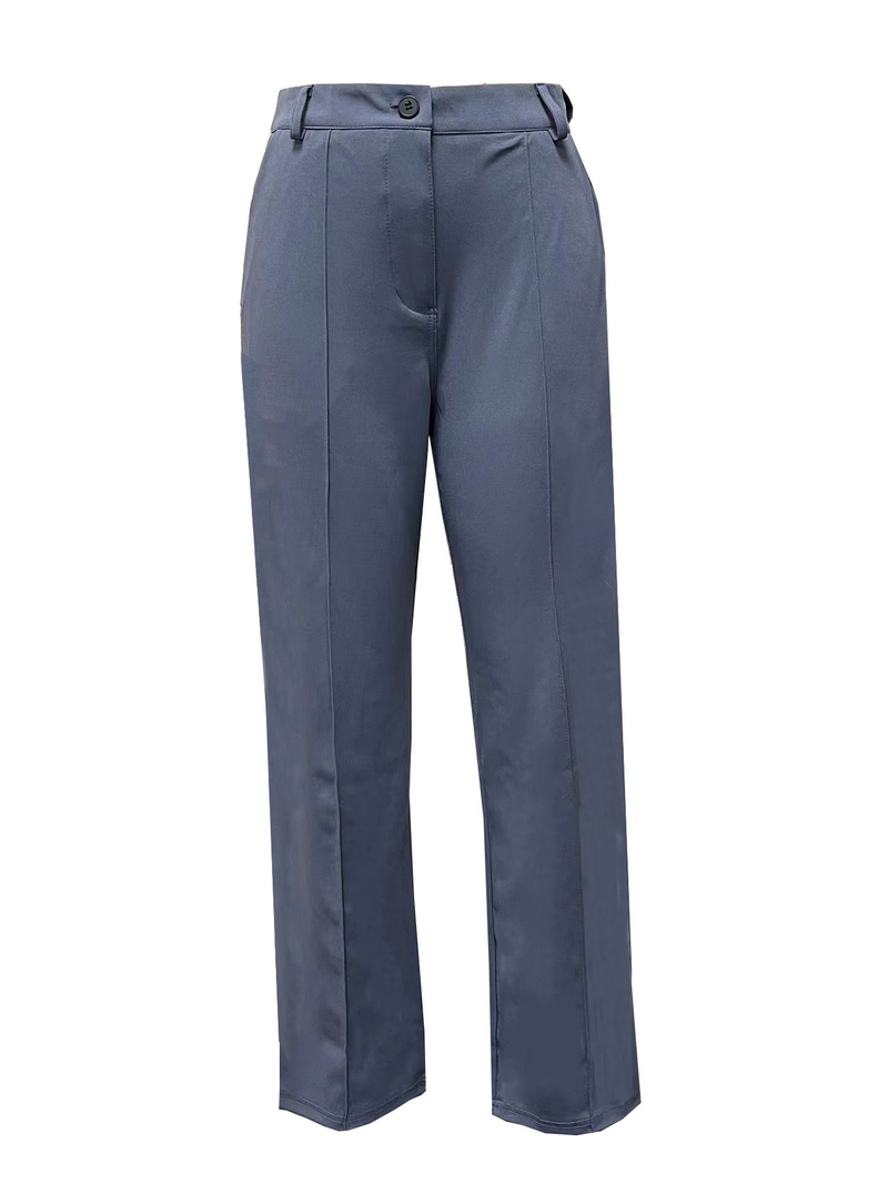 Women's Fashion Lapel Cardigan Temperament Suit Jacket Pants Suit_autovado.com