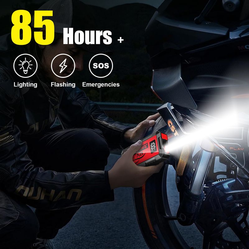 Hot-Selling Emergency Jump Starter Power Bank 12V 6000A Large Capacity Car Battery Ignition Tool_autovado.com
