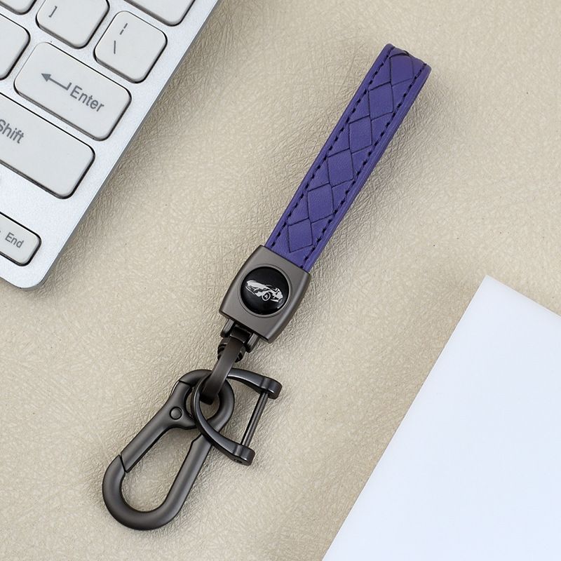Diamond Couple Keychain Pendant Diamond Leather Car Keychain Key Accessories Bag Ornaments Horseshoe Buckle_autovado.com