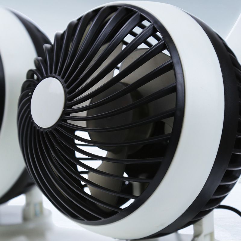 Taigu Special Offer 5.5-inch LED Brushless Electric Fan Silent Spherical Double Head Car Turbofan_autovado.com