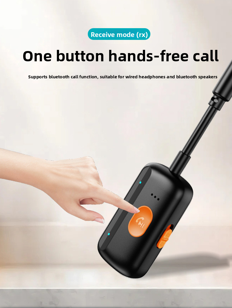 J55 AUX Car Two-in-One Audio Receiver Transmitter 5.4 Bluetooth Adapter_autovado.com