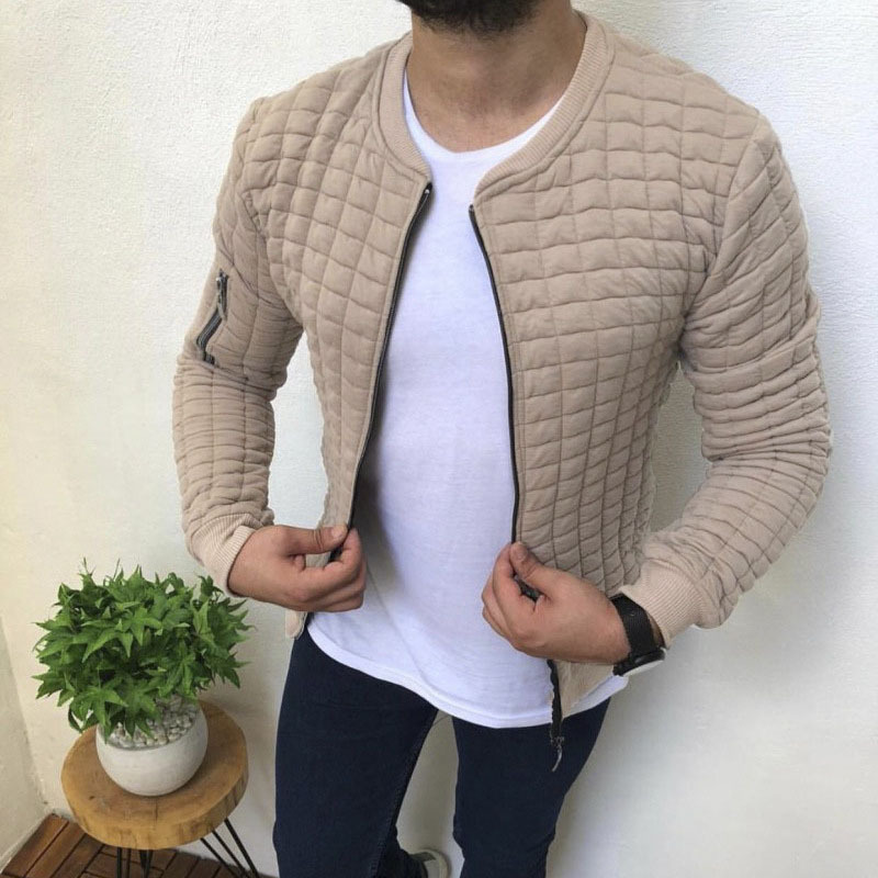 Men's jackets, zipper jackets, suitable for spring and autumn outdoors_autovado.com