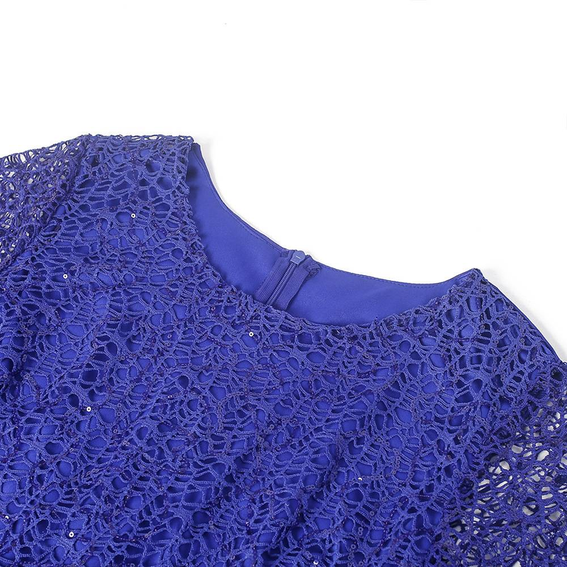 Women's large new lace heavy chiffon dress dress_autovado.com