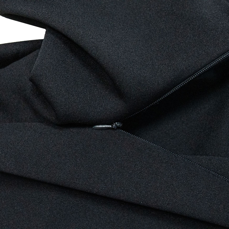 Women's solid color sleeveless ruffle skirt dress for women_autovado.com