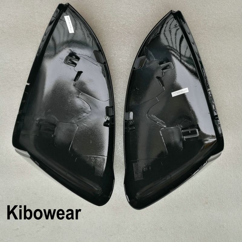 Black Side Wing Mirror Cover for VW Golf 7 MK7 7.5 GTD R GTI GTE VII Cap E-golf Sportsvan 2013 2014 2015 2016 2017 2018 2019_autovado.com