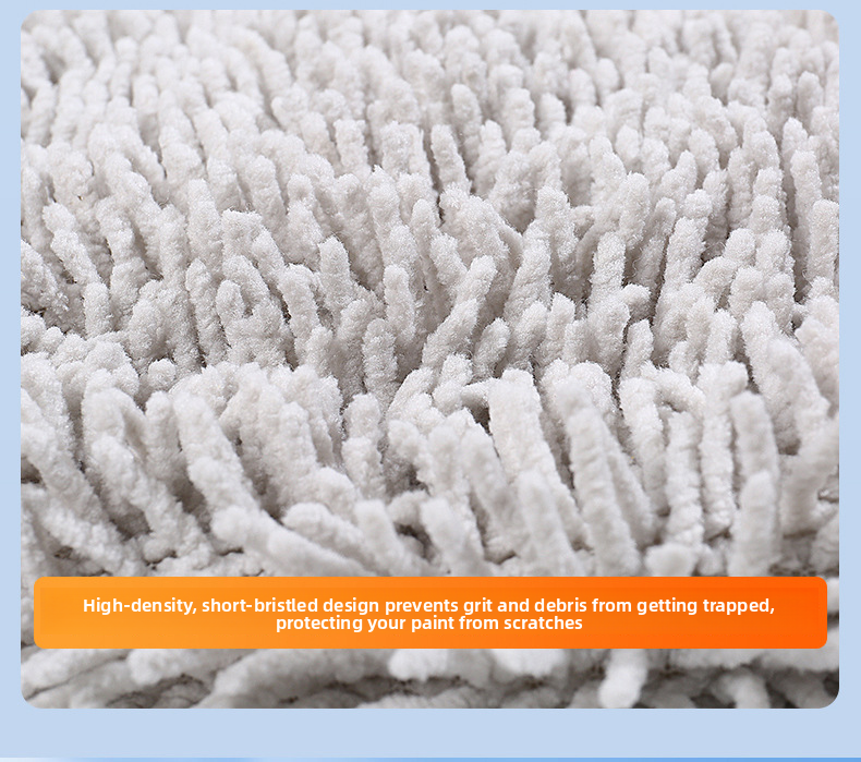 Wash Mop With Large Handle, Curved Rod, Labor-saving, Extendable, Detachable, Car Brush, Automotive Cleaning Tool_autovado.com