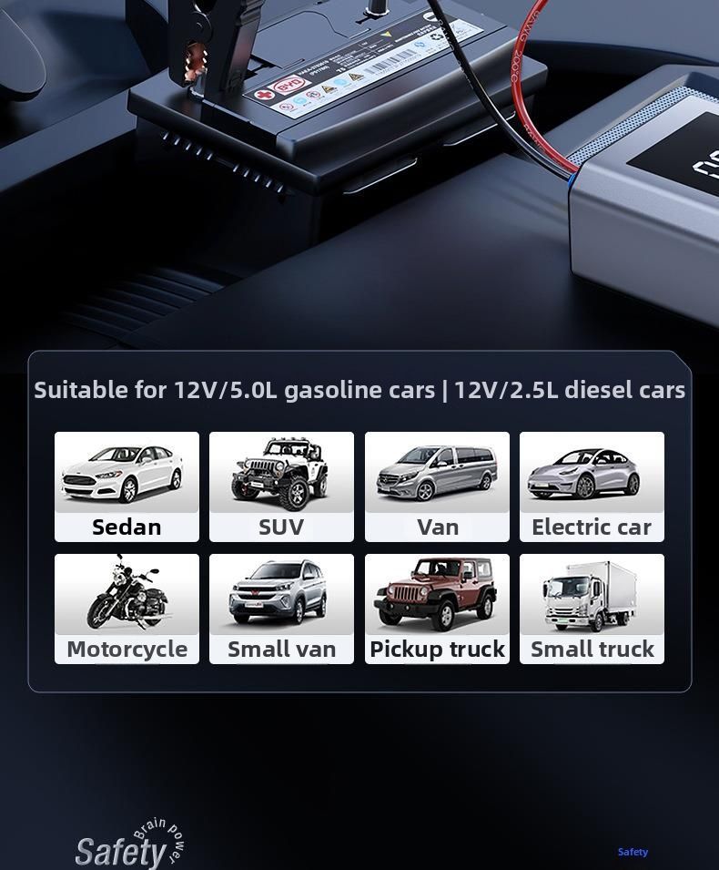 NPC | Portable Car Jump Starter With Air Compressor_autovado.com