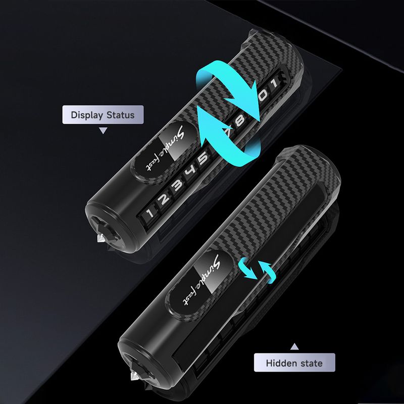 Phone Number Metal Hammer Car Multi-Function Safety Window Breaker Temporary License Plate Remover_autovado.com